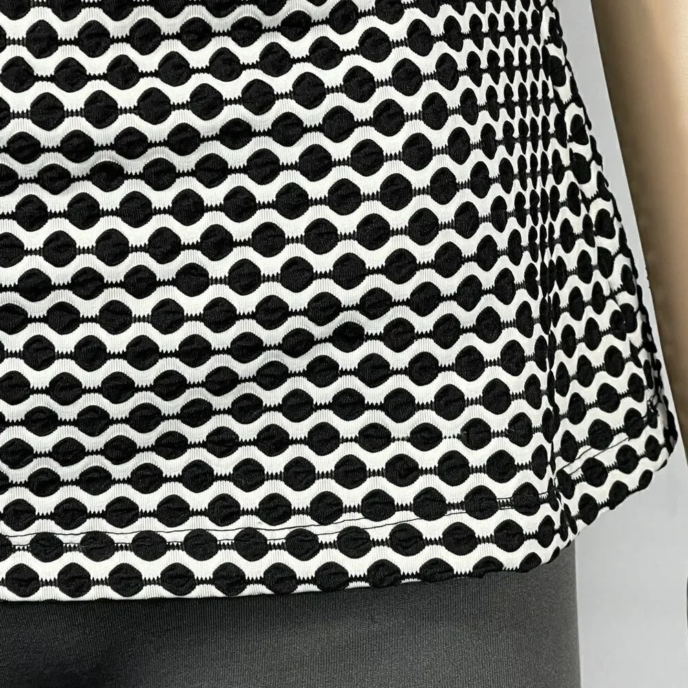 Ruby Rd. Black and White Pattern Blouse - Picture 4 of 8